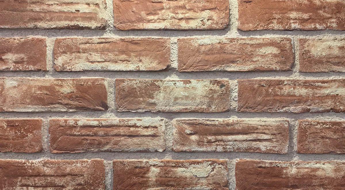 Doğal Tuğla Dark White Red - 302