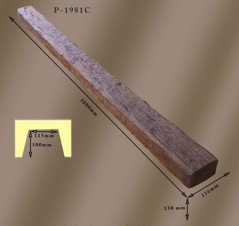 Ahşap Görünümlü Poliüretan Kütük