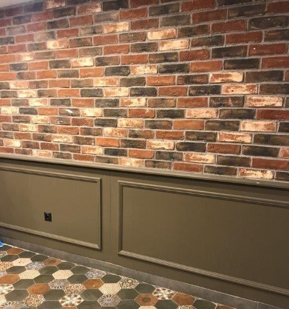 Dekoratif Doğal Tuğla Duvar Uygulama Modelleri