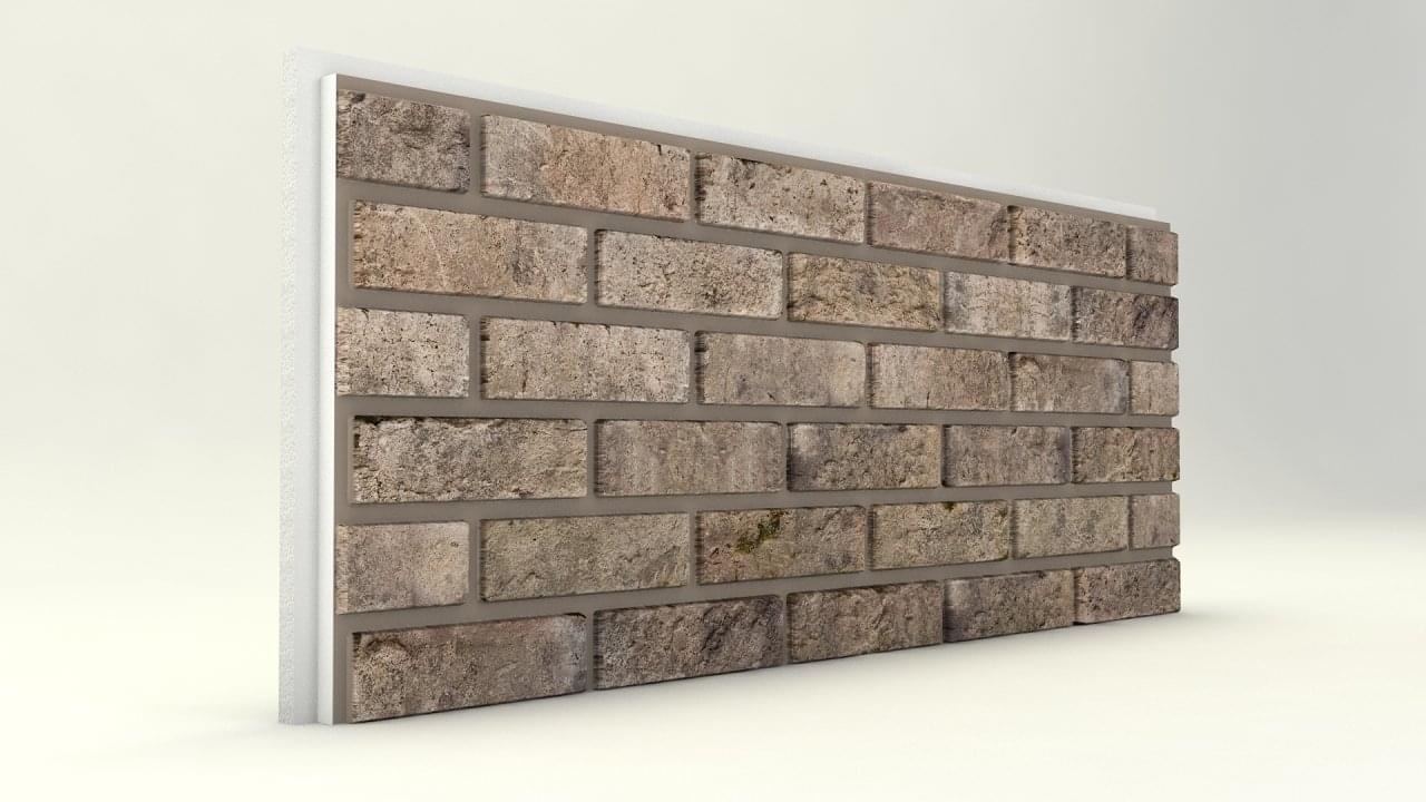 Dış Cephe Tuğla Desenli Strafor Panel Kum Modeli