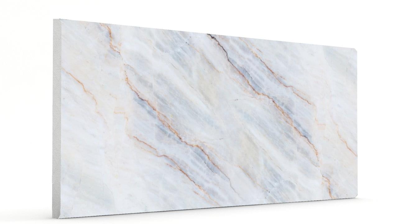 Düz Mermer Desenli Strafor Duvar Panelleri Bej Modeli