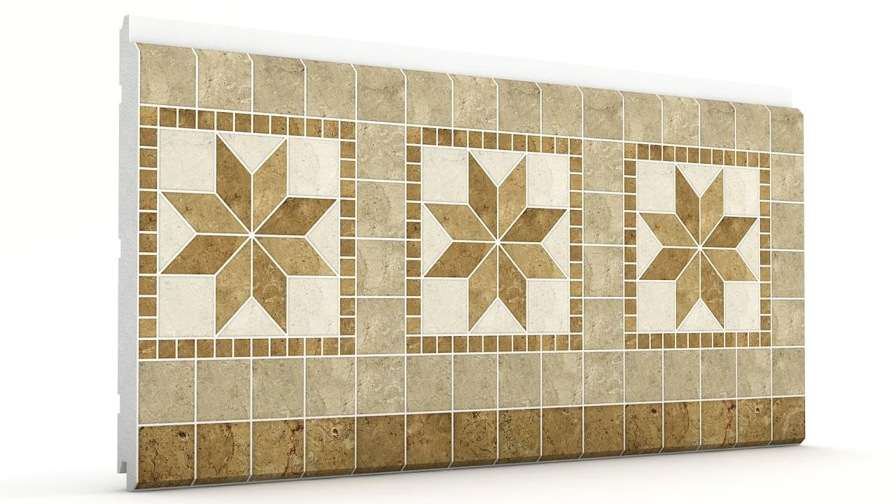 Mermer Görünümlü Strafor Dış Cephe Duvar Panelleri Fayans Modeli