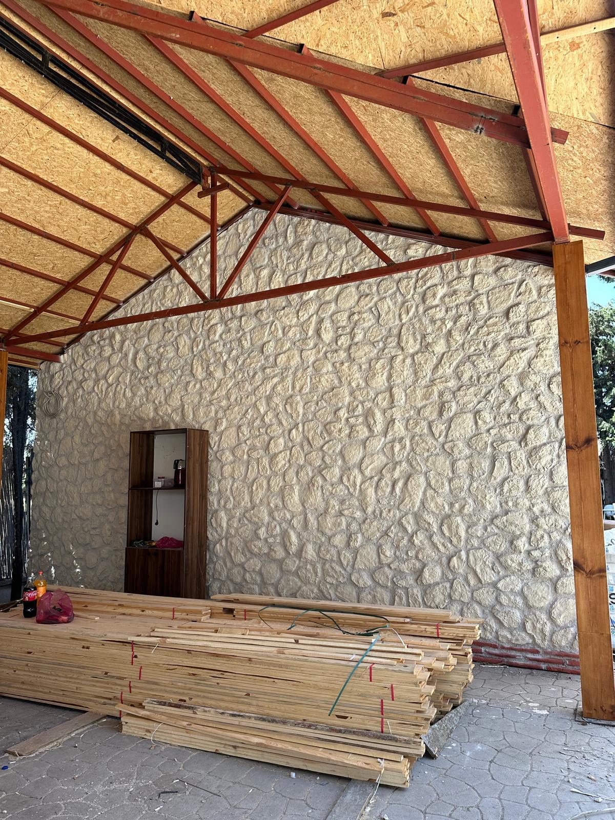 Rock Bianca Fiber Taş Duvar Kaplama Panelleri