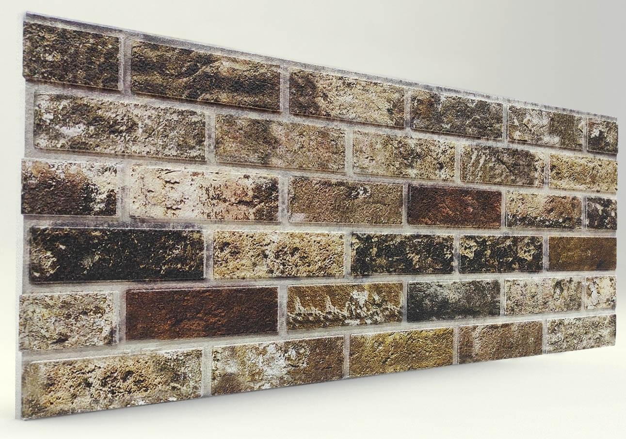 Topkapı 120'lik Düz Tuğla Desenli Strafor Duvar Paneli