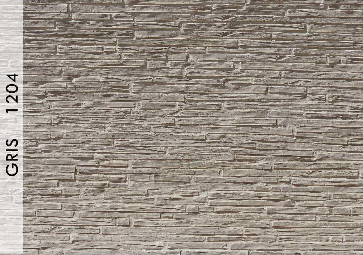 Breccia Ahşap Panel Gris - 1204