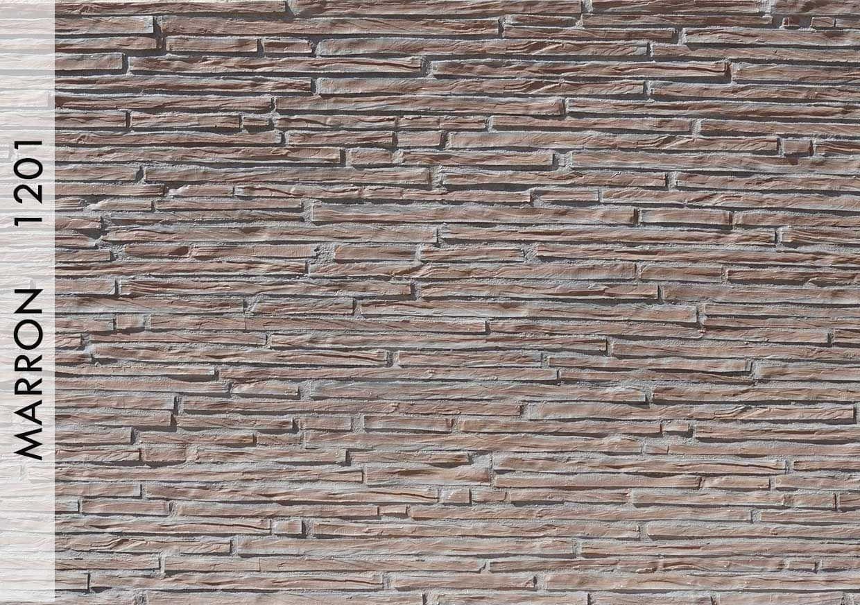 Breccia Ahşap Panel Marron - 1201