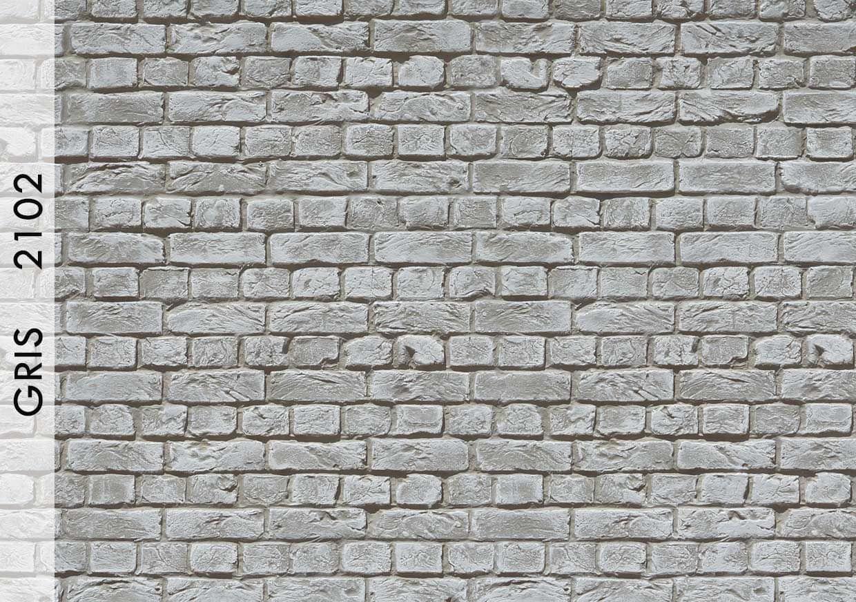 Brique Tuğla Panel Gris - 2102