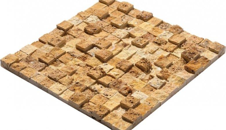 Golden 3D Split Face 23x23