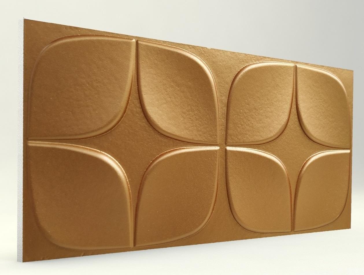 Papatya Bakır 3D Strafor Duvar Panelleri m2 Fiyatları